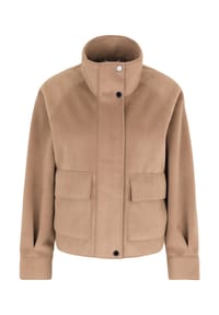 COVERED - Blazer WEDA mit doppelter Windschutzblende - Dunkelbeige