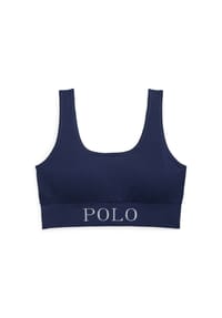 POLO RALPH LAUREN - Bralette Ribbed Seamless - navy