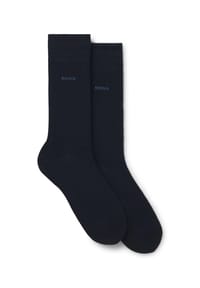 BOSS - Mode/Bekleidung, Socken, 2er-Pack, atmungsaktiv, für Herren - 001 BLACK