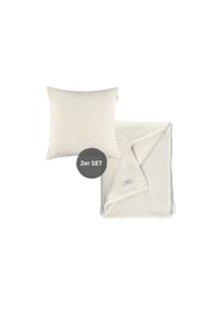 ESPRIT Wohndecke Set COMFY-2 - Esprit Mellows - Grau