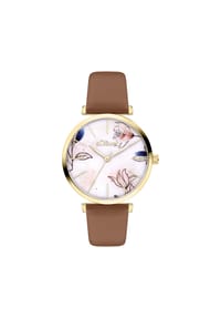 s.Oliver - Uhr - T-Bar - braun