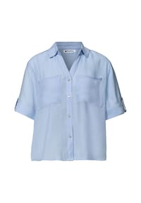 Street One - Hemdbluse, Blusenkragen, für Damen - 17501 BLUE