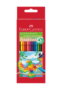 Faber-Castell - Buntstifte "Triangular", 12er Pack - MEHRFARBIG, mehrfarbig