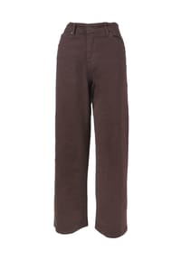 Seasons of April - Jeanshose ESTELLE für Damen, aus Baumwolle, gerade Passform, High Waist Jeans - Dunkelbraun