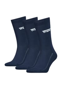 Levi's® - Socken, 3er Pack, Rippbündchen, für Herren - 001 BLACK