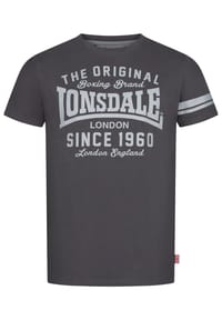 LONSDALE™ - Herren T-Shirt normale Passform WINNARD - Anthracite/Grey
