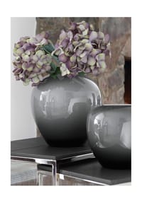 Fink Vase opal grau H25 D25 LOSONE - LOSONE - grau opal