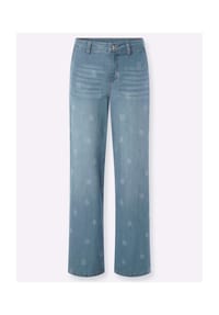 heine - Jeans - blue-bleached-gemustert