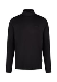 HECHTER PARIS - Strickpullover Classic mit stilvollem Rollkragen - black