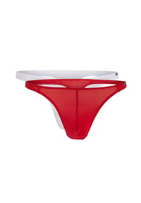 olaf benz® - String 2er Pack RED1201 - Rot