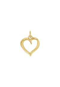 amor Herz - Motivanhänger für Damen, 925 Sterling Silber | Herz - Gold