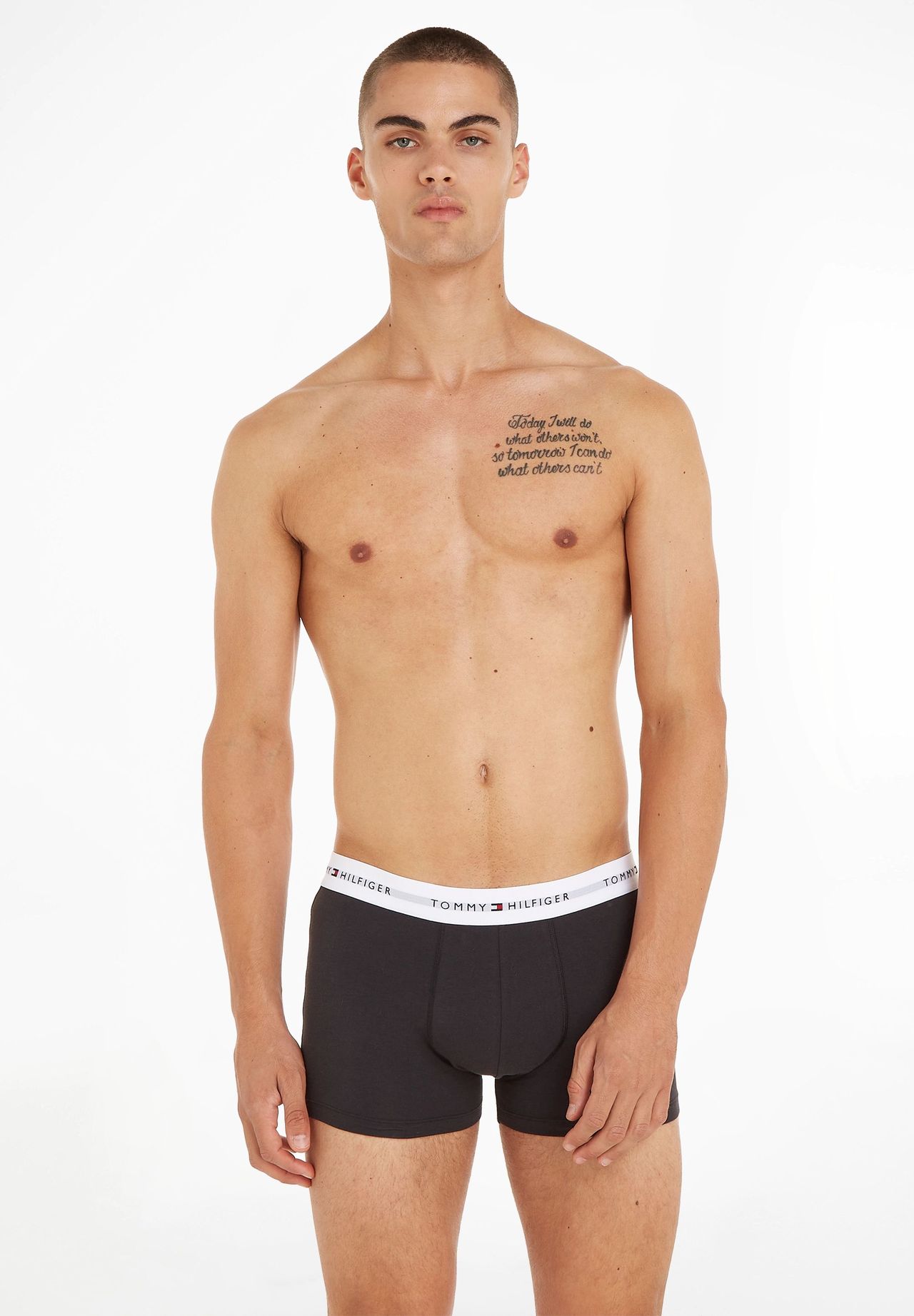 TOMMY HILFIGER Signature Cotton Essentials Pants, 3er-Pack, Logo 