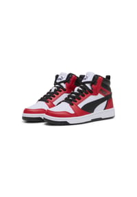 PUMA® - Hightop-Sneaker Rebound V6 Mid - puma white-puma black-for all time red