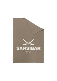 SANSIBAR Wohndecke, zweifarbig - Sansibar Kuscheldecke - ANTHRAZIT/OFFWHITE