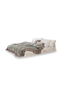 LOBERON - Bett Cottonwood weiß - weiß