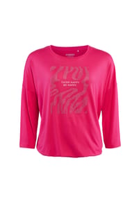 STOOKER® - STCLEA Damen Sweatshirt 3/4-Arm - pink peacock