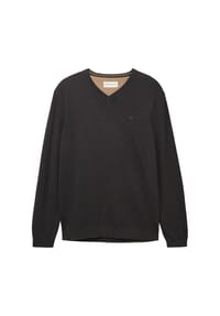 TOM TAILOR - Pullover, Baumwolle, für Herren - 10617 BLACK GREY
