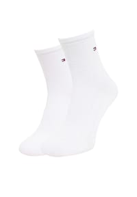 TOMMY HILFIGER - Socken, Rippbündchen, für Damen - 001 WHITE