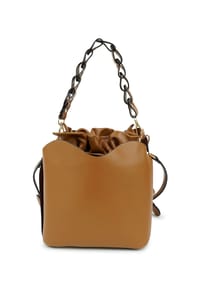 HARPA - Handtasche ALEYA mit kunstvollem Henkel - jet black