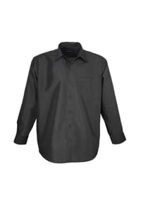 LAVECCHIA - Herren Langarmhemd HLA-1314 - Schwarz-Uni