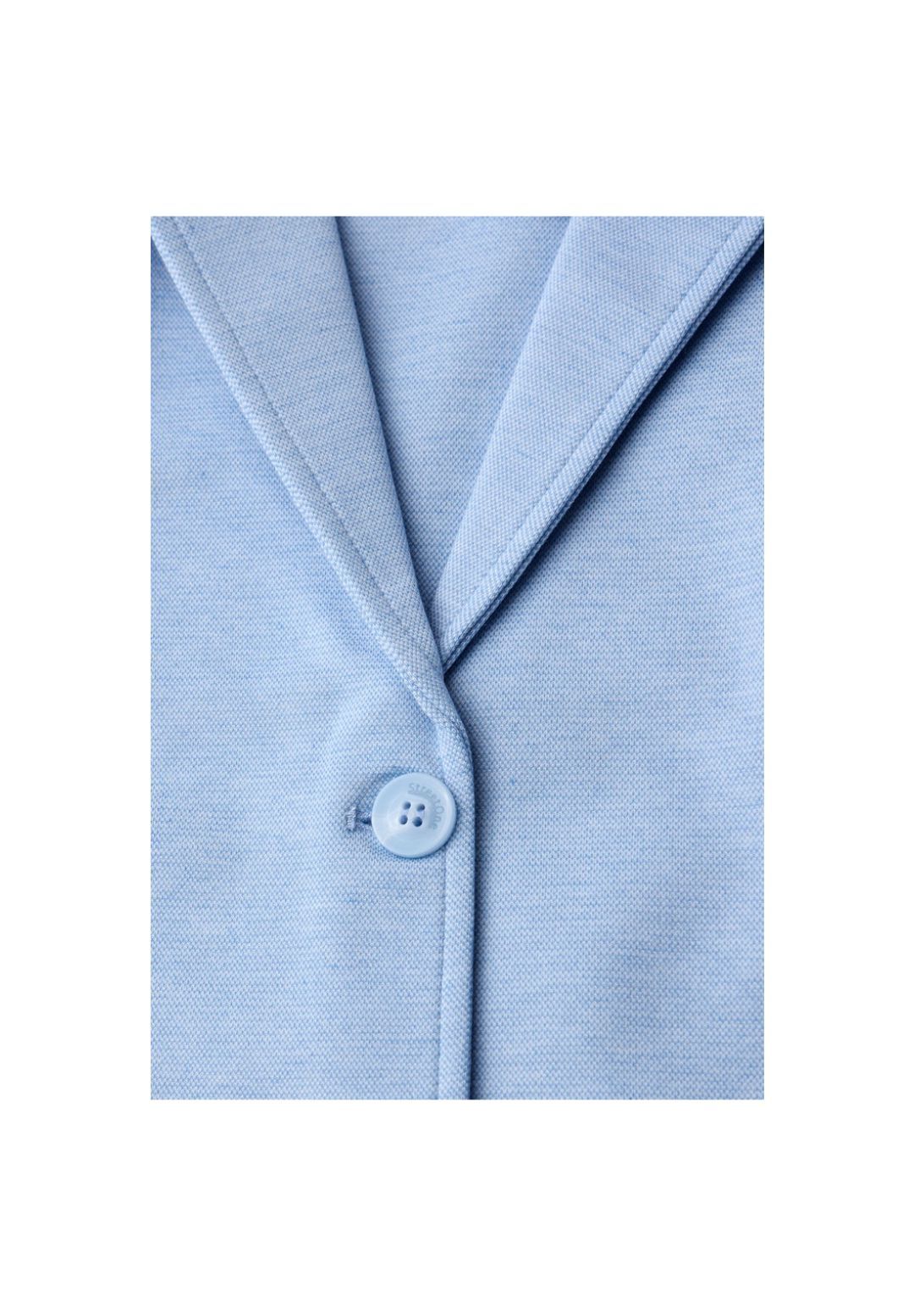 Street One Blazer, Reverskragen, Knitterarm, FüR Damen, Blau, 36