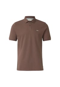 s.Oliver - Poloshirt, 1/2 Arm,, Logo-Stickerei, für Herren - 0100 WHITE