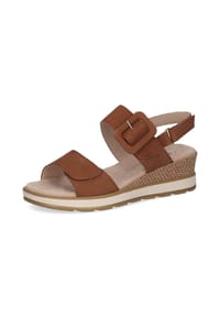 Caprice - Nubukleder Sandalen - Cognac