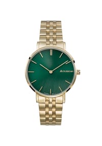 DUGENA LINÉE - Moderne Armbanduhr für Damen - gold/grün