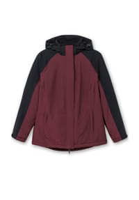 sheego - Funktionsjacke - bordeaux-schwarz