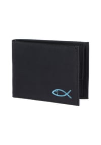 oxmox® New Cryptan - New Cryptan Geldbörse RFID Schutz 11 cm - schwarz-circle bloom cyan