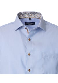 CASAMODA Camicia Business Uomo Comfort Fit, Non Stiro, Colletto A Squalo, Tasca, Blu Navy, Taglia 45 - 2