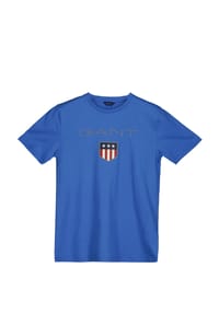 GANT Jungen T-Shirt - Teen Boys SHIELD Logo, Kurzarm, Rundhals, Baumwolle, uni Bild 1