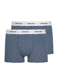 SNOCKS - Pants, 2er-Pack, Streifen-Design, für Herren - 12 BLACK