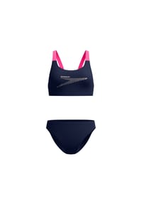 speedo® - Bikini Boom Leaderback, für Damen - PEACOAT/PINK