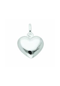 Adelia's - Adelia's Damen Herzanhänger 925 Silber – Silberanhänger Herz - silber