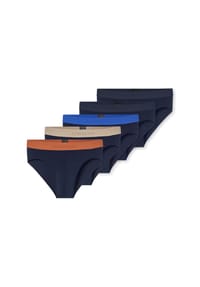 SCHIESSER - Rioslip 955 Multi - dunkelblau, blau, grün
