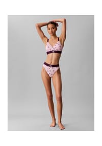 Calvin Klein - Bralette CK Graphic, breite Träger, für Damen - 6GB PINK