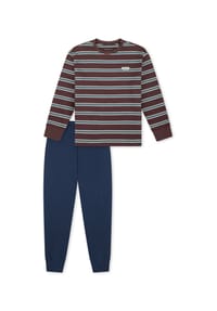 SCHIESSER - Schlafanzug Nightwear - kakaobraun