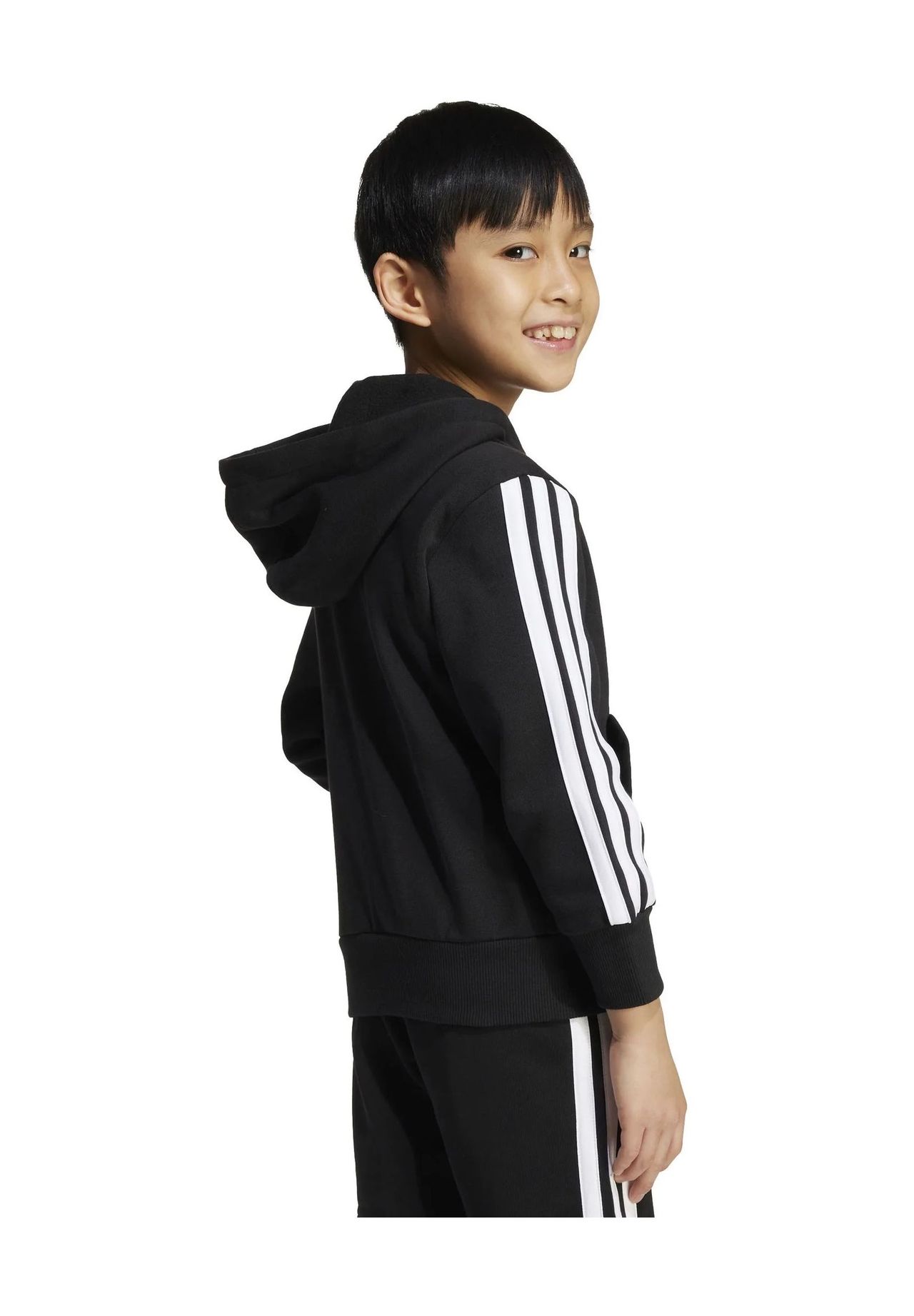 Adidas Sweatjacke, Geteilte KäNgurutasche, FüR Kinder, Schwarz, 128