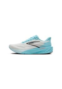 BROOKS - Laufschuhe Launch 11, DNA Flash Dämpfung, RoadTack Rubber, für Damen - WHITE/ATOMIZER/PIN