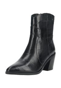 LAZAMANI - Leder Stiefelette OT - Schwarz
