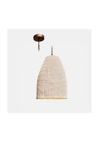 LOBERON - Hängelampe Nouvrette beige - beige