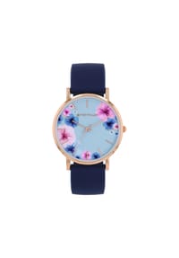 TOM TAILOR WOMEN - Quarzuhr für Damen, Alloy/Edelstahl | Blume - Gold