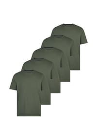 Redmond - T-Shirt 5er Pack Basic - Beige