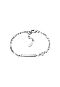 EMPORIO ARMANI N/A - Emporio Armani Armband für Herren mit ID-Plakette aus Edelstahl, EGS3310040 - Silber