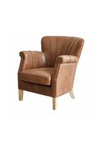 LOBERON - Sessel Bartley braun - braun