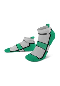 normani® - 4 Paar Running Sneakersocken mit Fersenlasche - Blazing Yellow