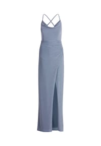 Vera Mont - Abendkleid figurbetont - Dunkelblau/Grau
