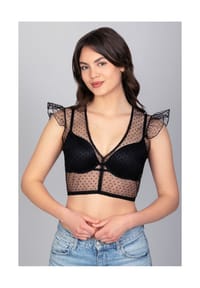 EDELNICE - Dirndlbluse Sophie - schwarz