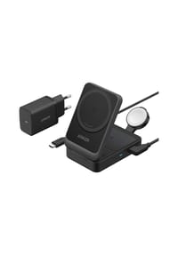 ANKER - Smartphone-Ladegerät MagGo 3-in-1 - schwarz